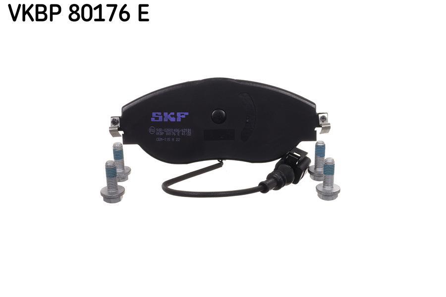 Jeu de 4 plaquettes de frein SKF ref. VKBP 80176 E